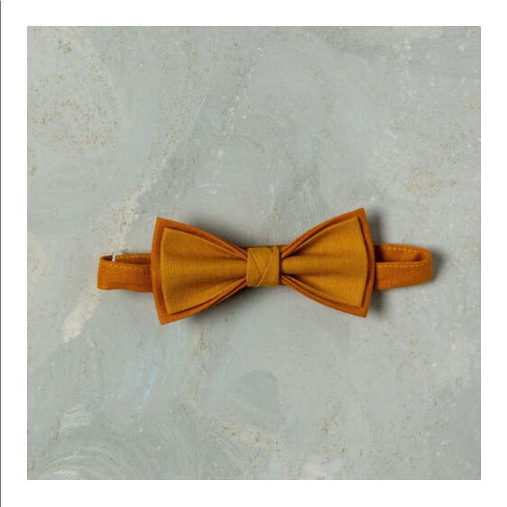Mustard Bow tie